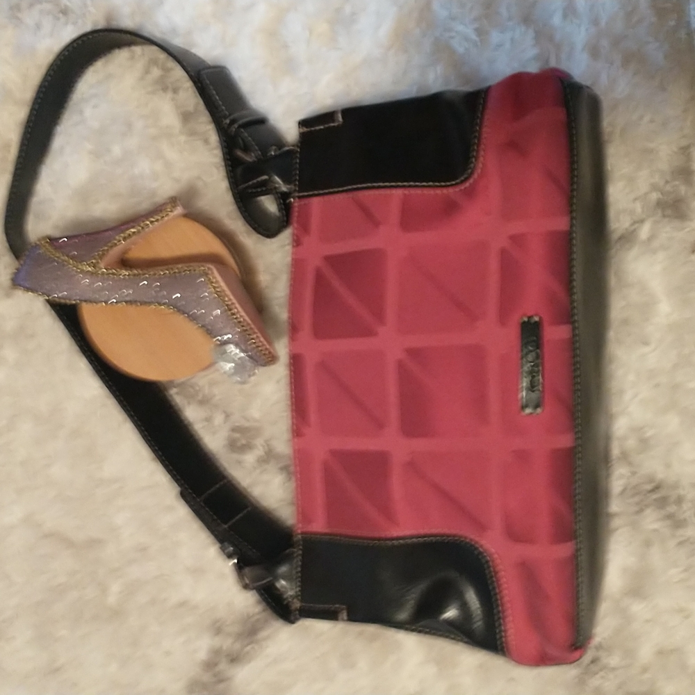 Nine & Co. By Nine West pink/black bag